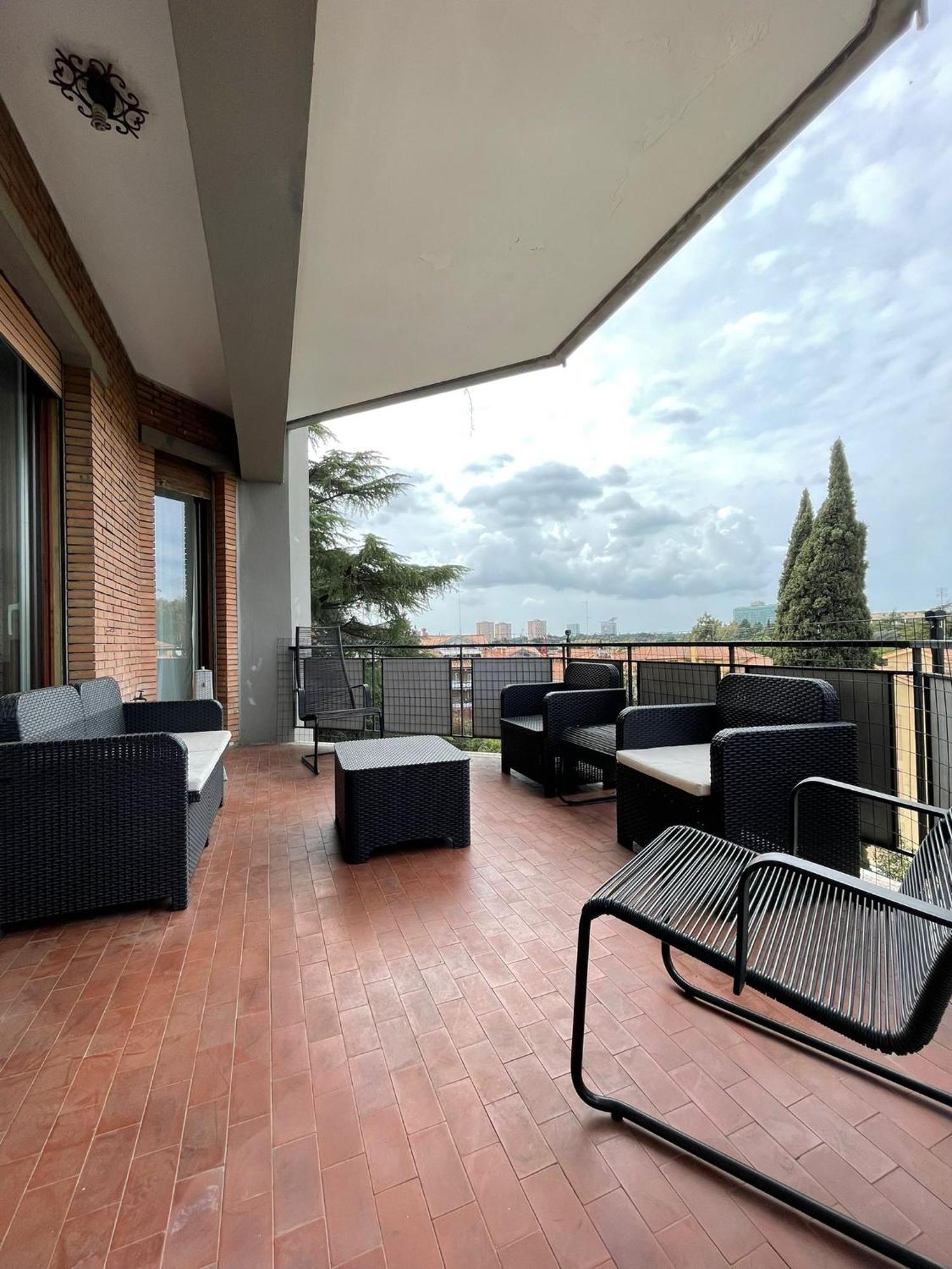 Eur Centro Lux Apartment Con Camino Rome Luaran gambar